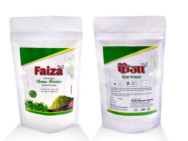 Faiza Natural Henna Powder Packing 100gm,500gm, 1kg, 5kg, 25kg