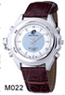 Stainless steel shell watch MP3 player (M022)
