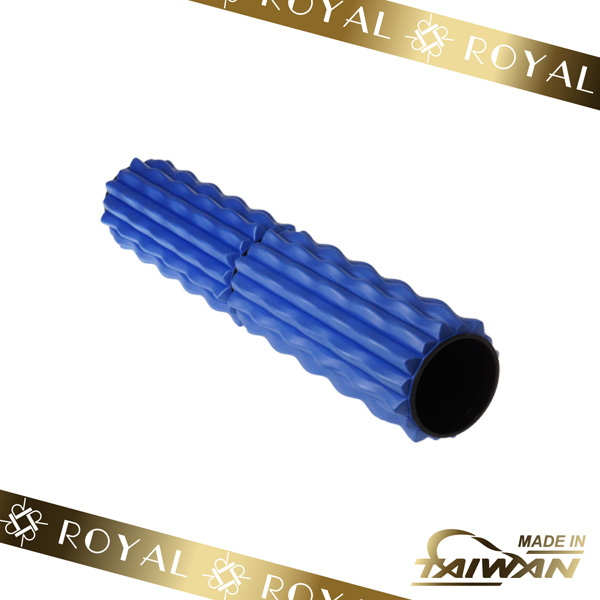 Wavy Blue Long Massage Exercise Roller