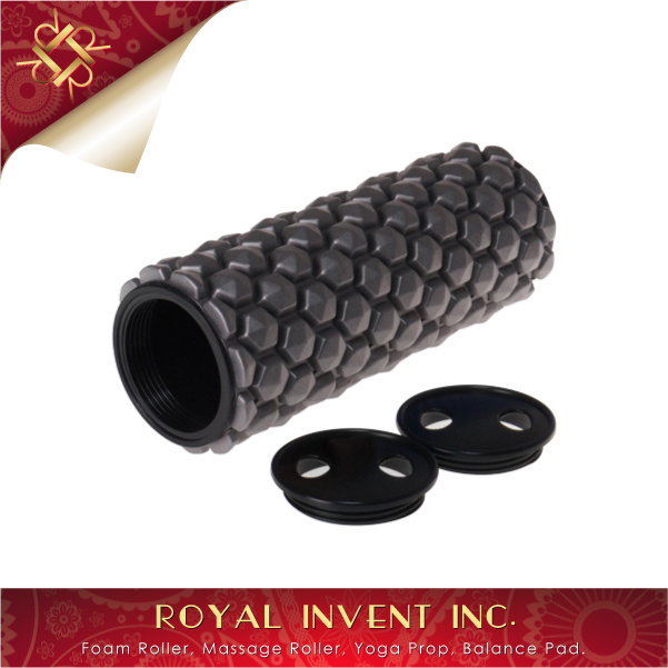 Wavy Black Massage Foam Roller