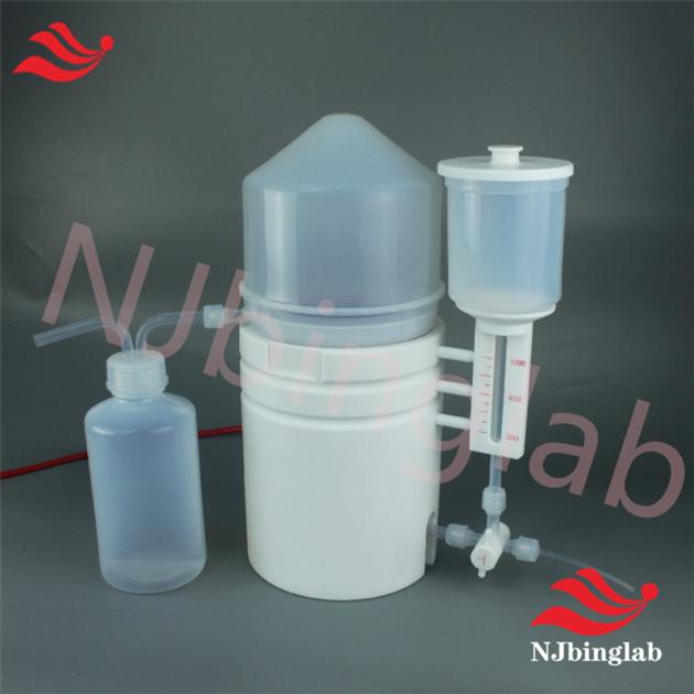 PFA acid purification system for purifying HF and HCL, multiple specifications