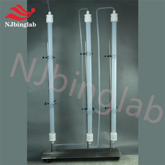 PFA chromatography column for semiconductors, low background and no precipitation, can be connected 
