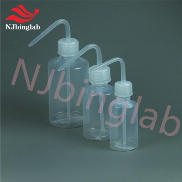 Teflon wash bottle for chemistry laboratory, translucent for easy observation