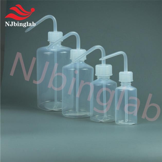 PFA wash bottle for chemical laboratory, translucent for easy observation