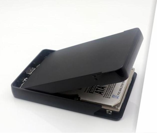 2.5 inch HDD plastic enclosure,HDD case,tool free