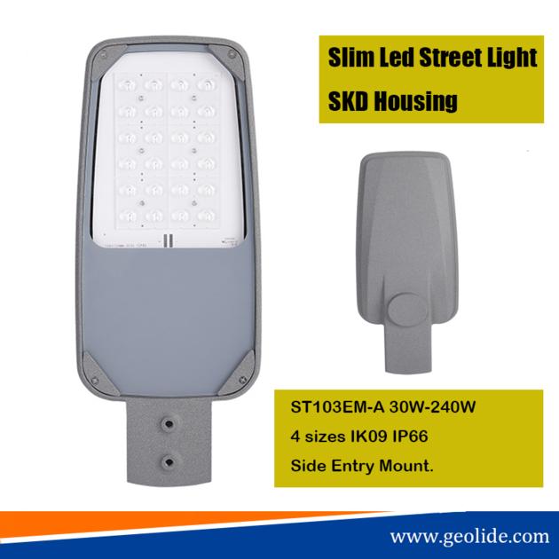 Waterproof Die Casting Aluminum IP66 Led Outdoor Street Lights Housing