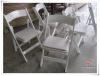 white banquet folding chair