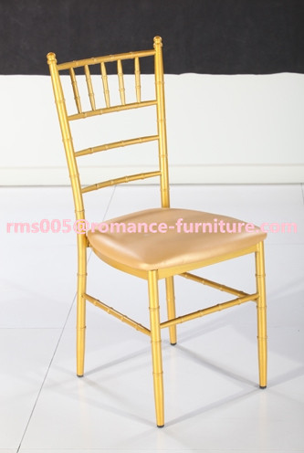 seat with PVC leather, metal framed with powder coating, chiavari chair  c404