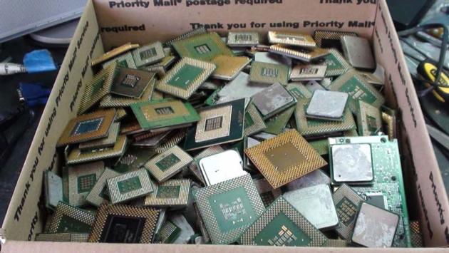 ceramic cpu  scrap, 