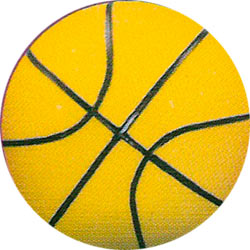 Sell Embedded Ball, Spray Painted, Rainbow, Basketball