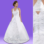 bridal gown