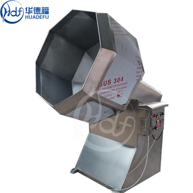 High Efficiency Small Scale Potato Chips Machine , Potato Chip Seasoning Machine