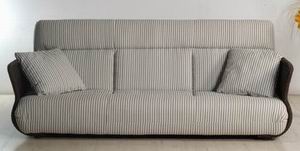 HSH7016=Sofa bed with wicker trimming arm