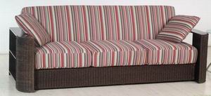 HSH7018=Sofa bed with wicker trimming arm