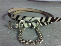 Leather Belts - Ladies Casuals - zebra