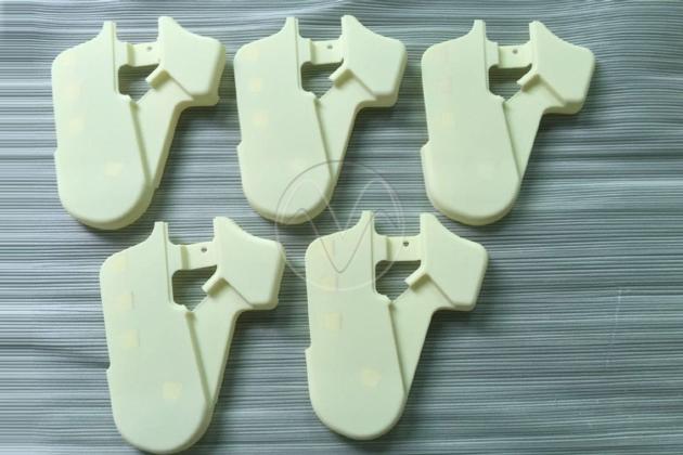 Silicone rubber with vacuum casting
