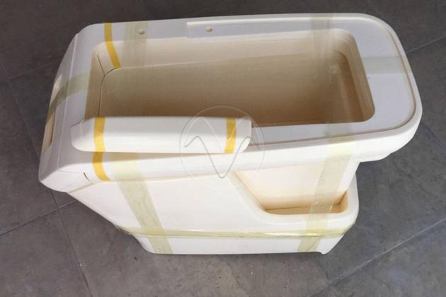 Plastic ABS prototype with vacuum casting