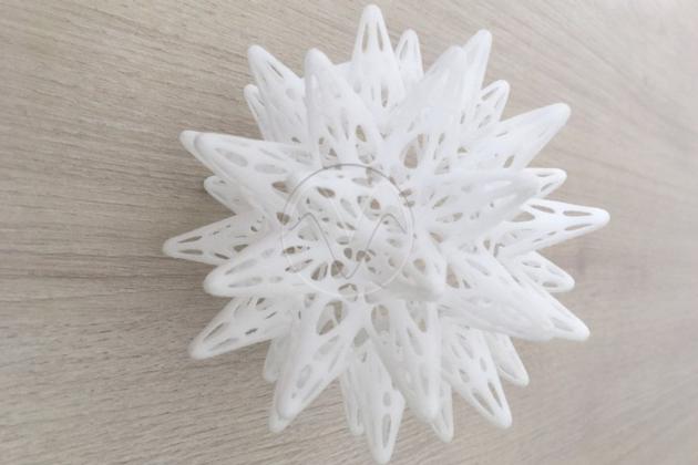 Building design work with SLA printed