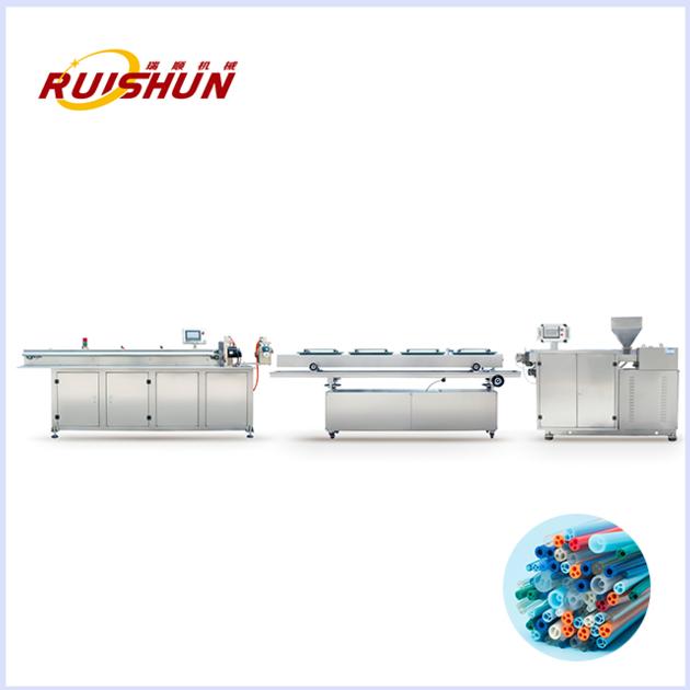 Medical tube extrusion line