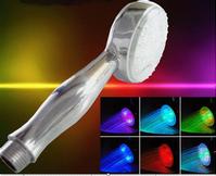 LED shower head with rainbow colors changing