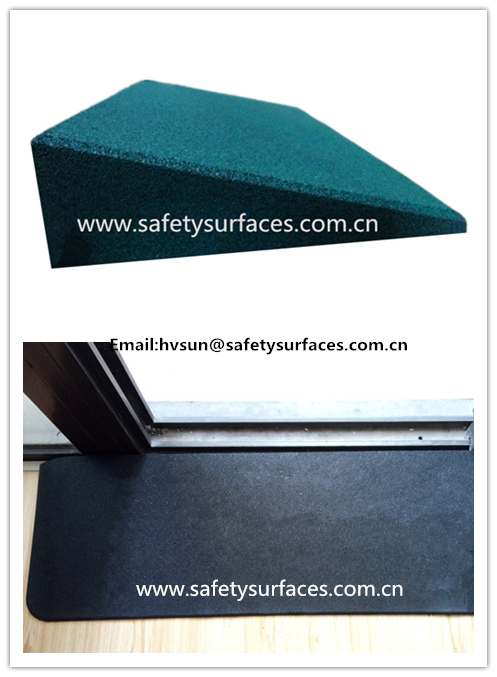 Rubber Threshold Ramp For Wheelchair