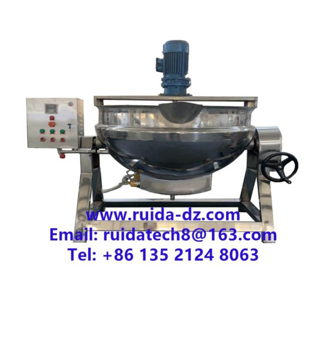 Peanut Candy Bar Processing Machine/ Sugar Dissolving Melting Pot 