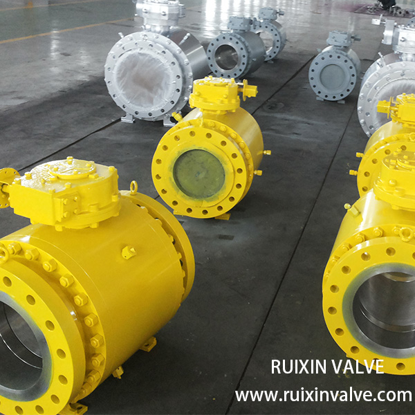 API 6D API 608 3PC Trunnion