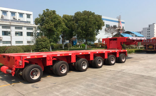 HYDRAULIC AXLE TRAILER