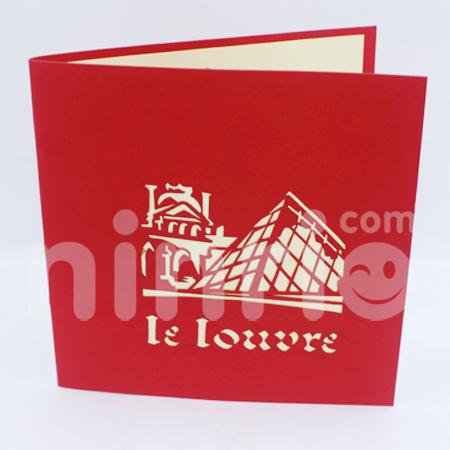 Louvre 3d Pop Up Card