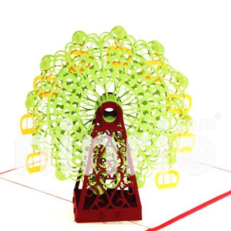 Ferris wheel 3d pop-up card