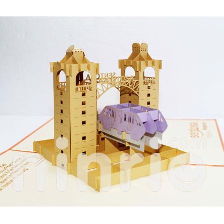 Sentosa express 3d pop-up card