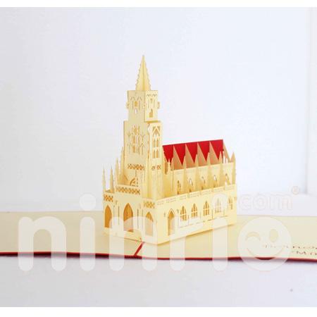 Berner Church 3d Pop Up Card