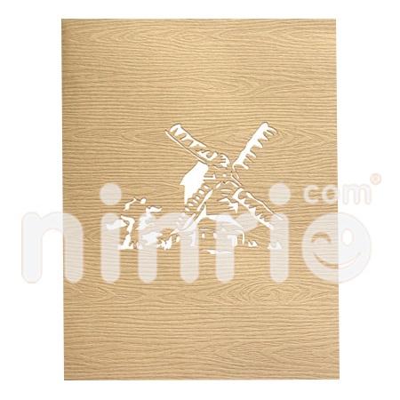 Windmill 3d Pop Up Card
