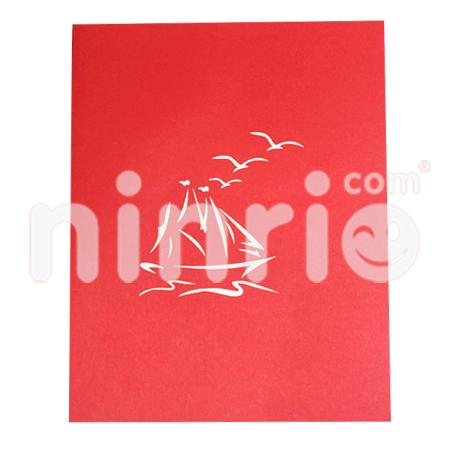 Sailing Boat 3d Pop Up Card