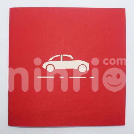 Car 3d Pop Up Card