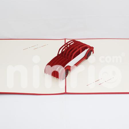 Car 3d Pop Up Card