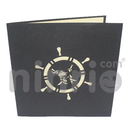 Pirate Ship 3d Pop Up Card