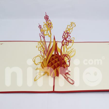 Madonna Lily 3d Pop Up Card