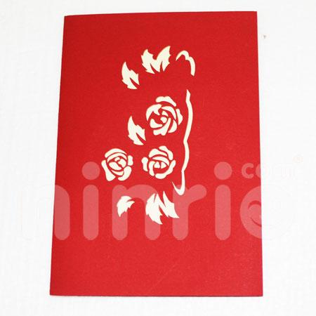 Flower Basket 3d Pop Up Card