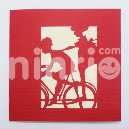 Love Bike 3d Pop Up Card