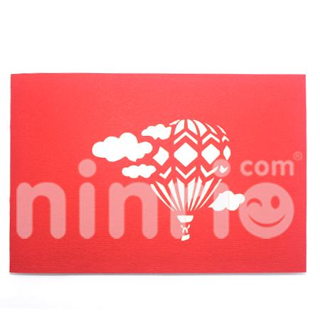 Balloon 3d Pop Up Card
