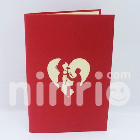 Couple Love 3d Pop Up Card