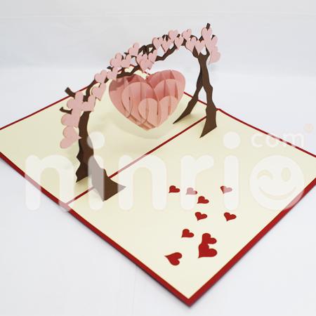 Love Tree 3d Pop Up Card