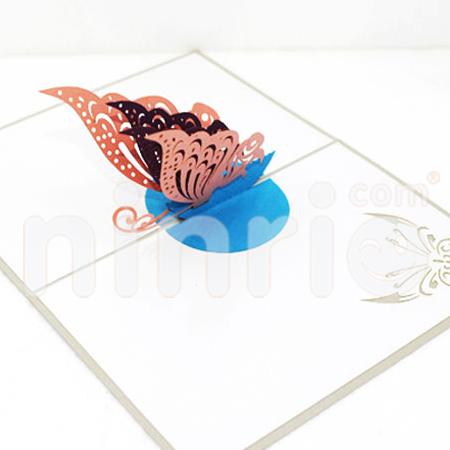 Butterfly 3d pop-up card