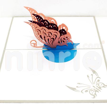 Butterfly 3d Pop Up Card
