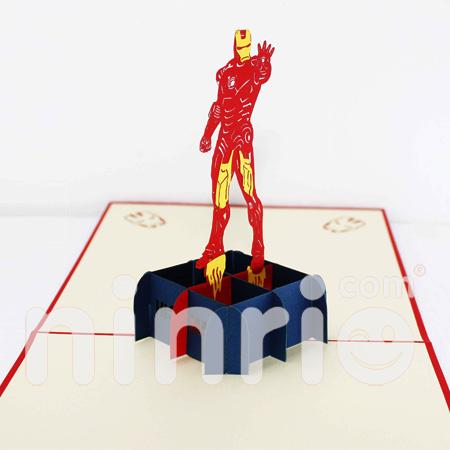 Iron Man 3d Pop Up Card