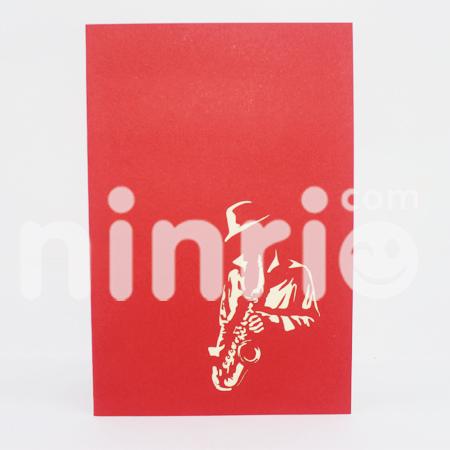 Music Jazz 3d Pop Up Card