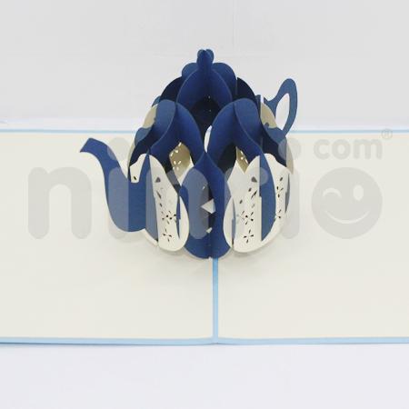 Teapot 3d Pop Up Card