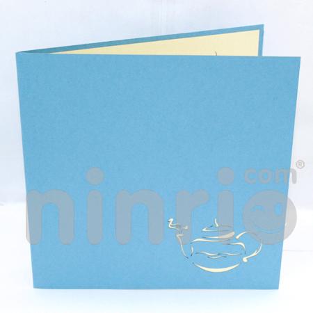 Teapot 3d Pop Up Card