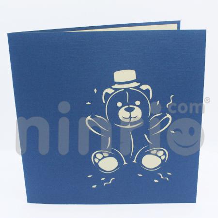Bear Happy New Year 3d Pop